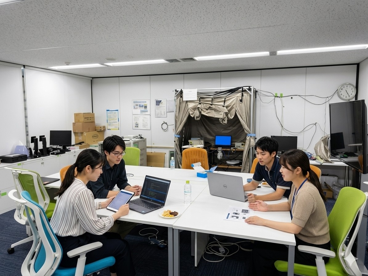 当社の強みをイメージしたチーム写真